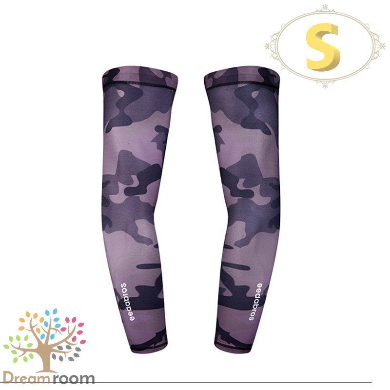 99％UVカット！EEDA デザインアームカバー F-073【S】サポーター 腕カバー 日焼け 紫外線防止 吸汗速干 スポーツ 乗馬 ゴルフ