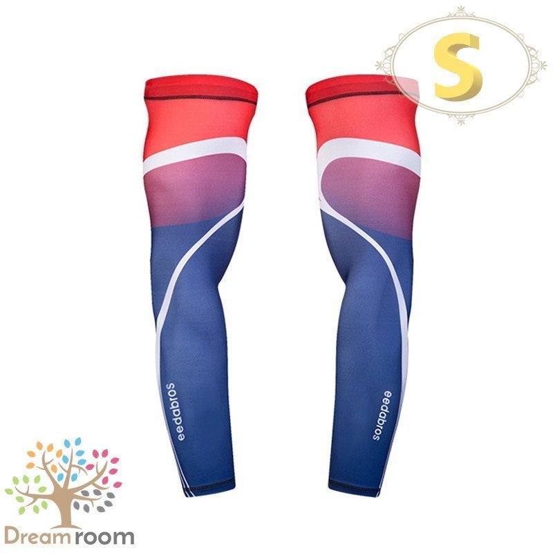 99％UVカット！EEDA デザインアームカバー F-034【S】サポーター 腕カバー 日焼け 紫外線防止 吸汗速干 スポーツ 乗馬 ゴルフ