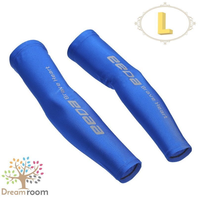 99％UVカット！EEDA デザインアームカバー F-054【L】サポーター 腕カバー 日焼け 紫外線防止 吸汗速干 スポーツ 乗馬 ゴルフ