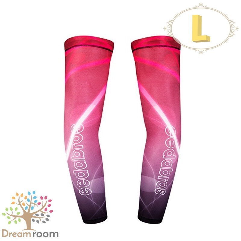 99％UVカット！EEDA デザインアームカバー F-023【L】サポーター 腕カバー 日焼け 紫外線防止 吸汗速干 スポーツ 乗馬 ゴルフ