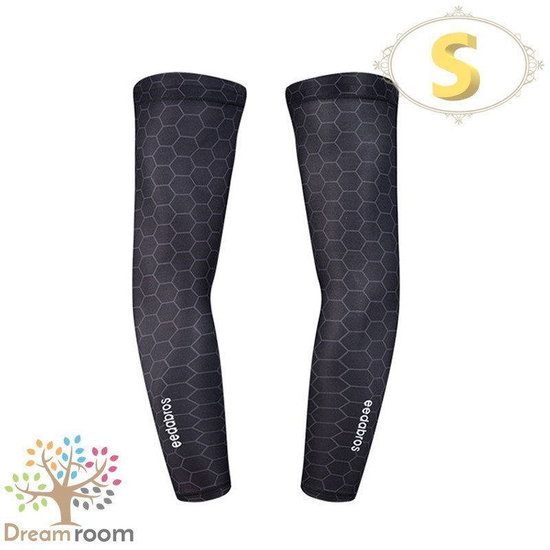 99％UVカット！EEDA デザインアームカバー F-040【S】サポーター 腕カバー 日焼け 紫外線防止 吸汗速干 スポーツ 乗馬 ゴルフ