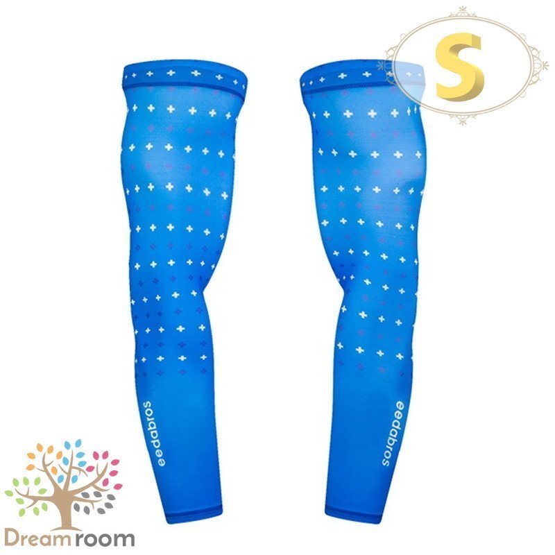 99％UVカット！EEDA デザインアームカバー F-069【S】サポーター 腕カバー 日焼け 紫外線防止 吸汗速干 スポーツ 乗馬 ゴルフ