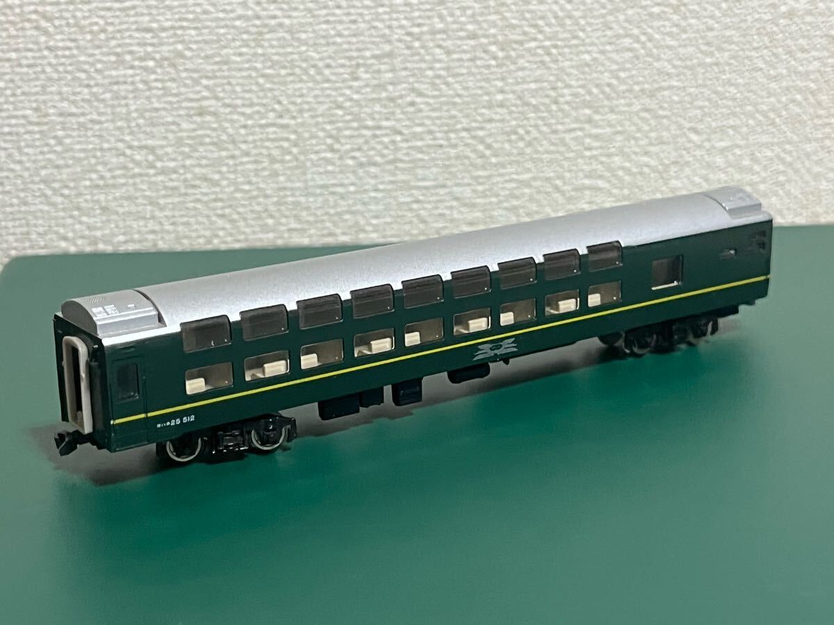 ジャンク品 トワイライトエクスプレス オハ25 オハネ25 Tomix オハネ25 512 トワイライトエクスプレス 旧製品 基本