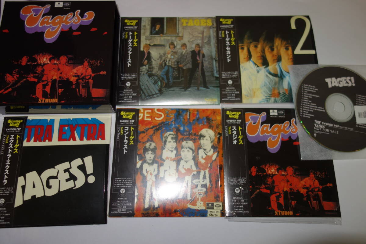 TAGES 紙ジャケ5枚 DU特典ボックス、特典ディスク付き トーゲス TAGES 紙ジャケ5枚 DU特典ボックス、特典ディスク付き トーゲス