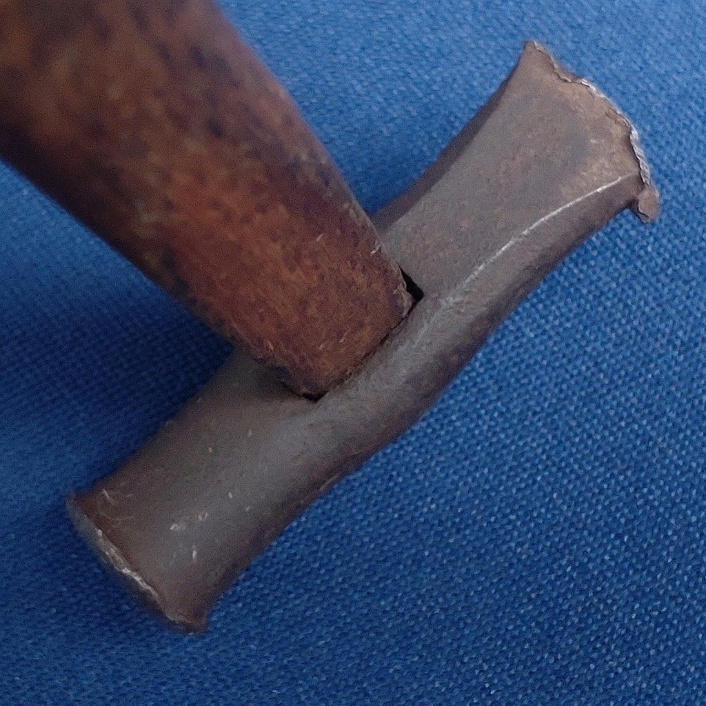 丸刃槌 小型玄能 細工槌 金鎚 金づち 玄翁 玄能 工具 日本制 頭約50㎜ 丸打面約14㎜ 全長約243㎜ 重量約55g 【1499】
