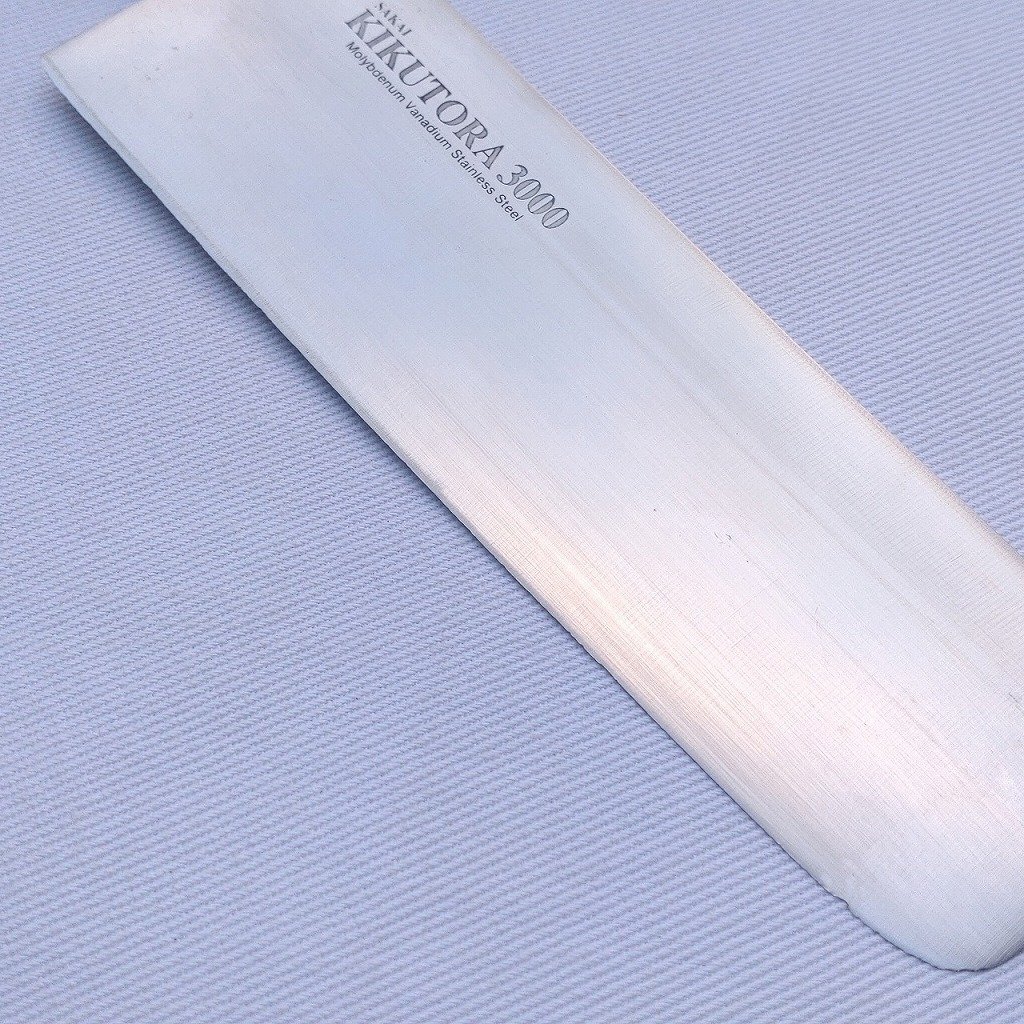 菜切包丁 堺菊虎 SAKAI KIKUTORA 3000 Molybdenum Vanadium Stainless Steel 刃長約160㎜ 両刃 洋包丁 調(diào)理器具 庖丁 刃物 【1727】