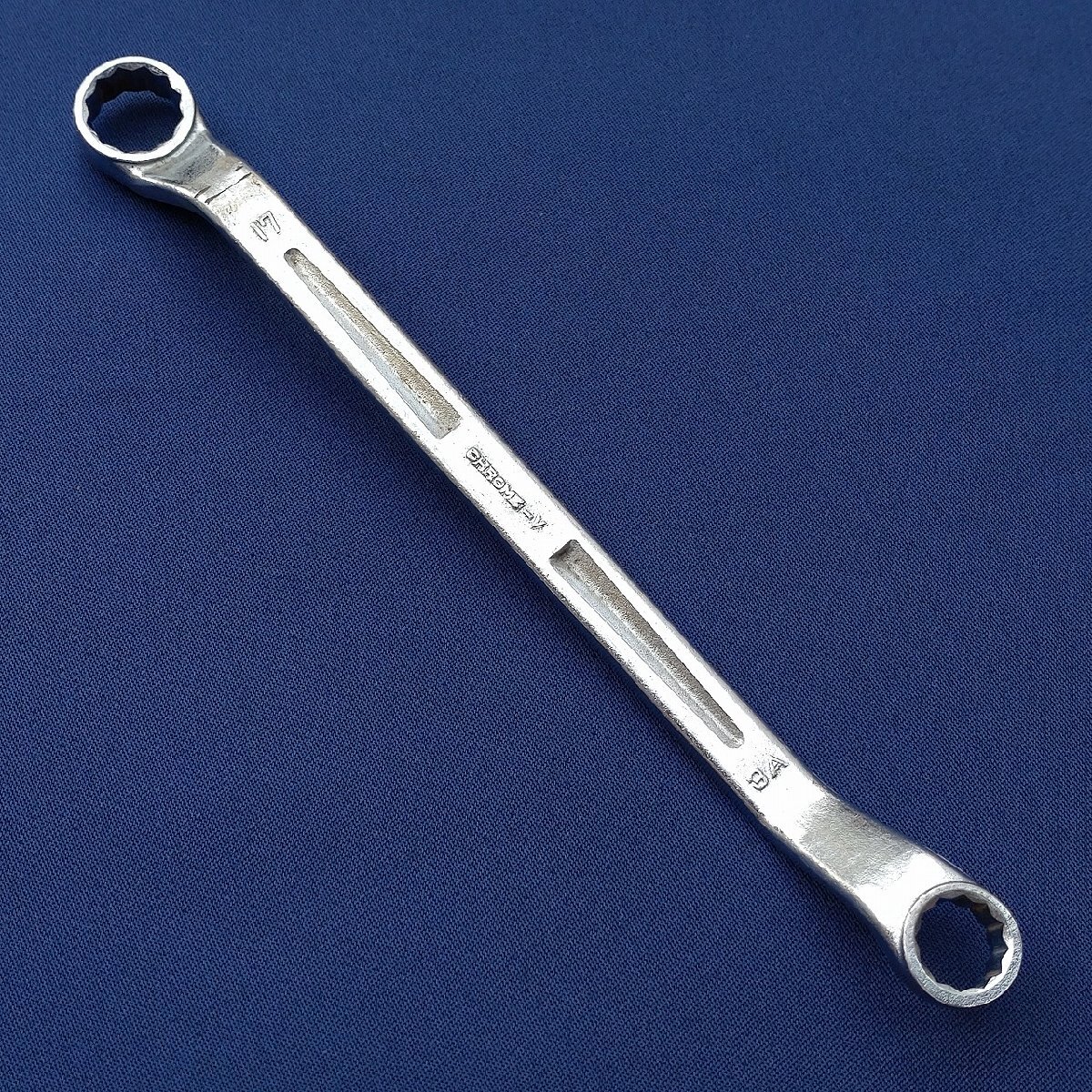 両口メガネレンチ 17 13 SANKI 全長約250㎜ めがねレンチ 車載工具　【1233】