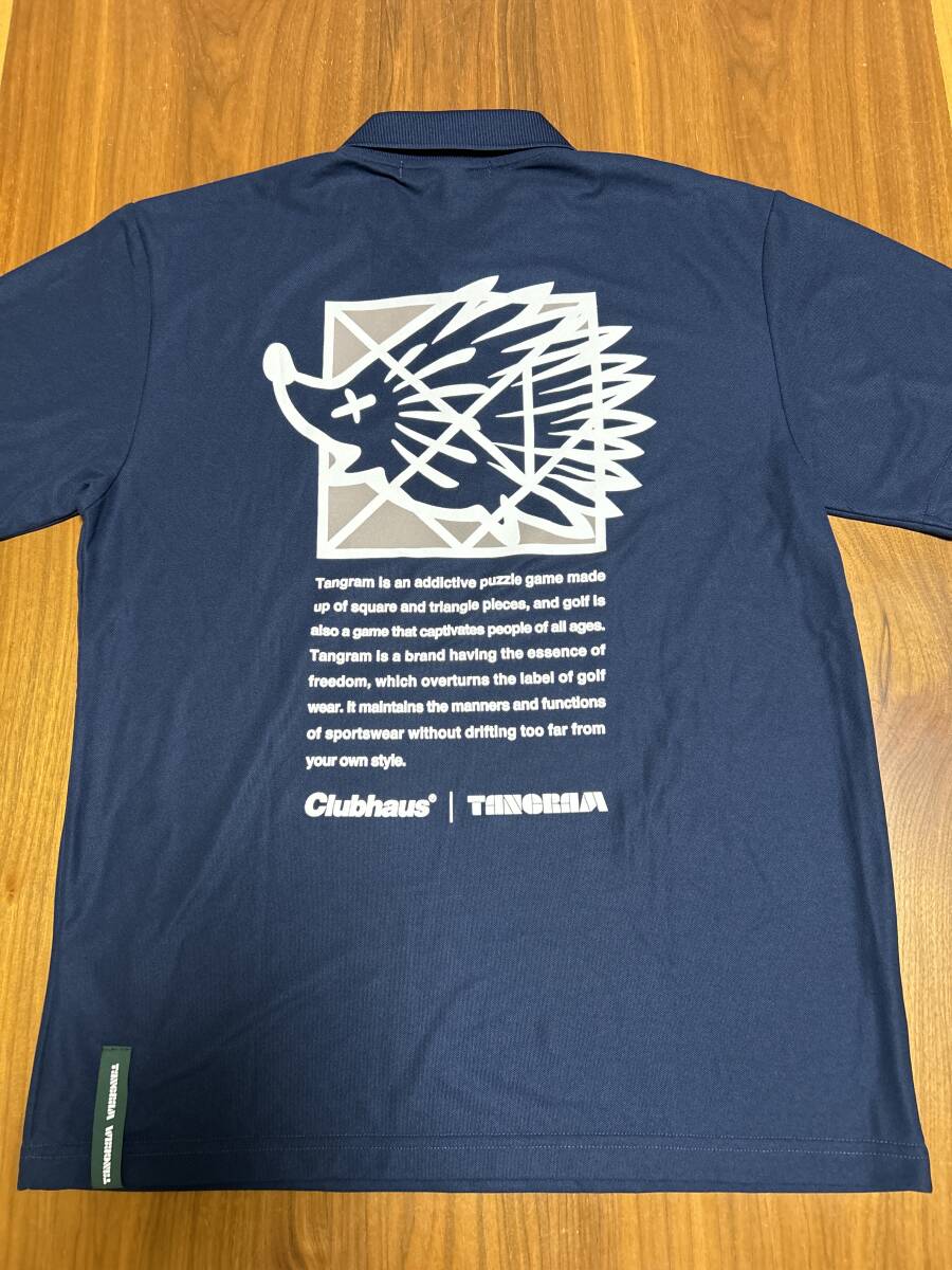 CLUB HAUS×TANGRAM Wネームポロ NAVY/M/試着のみ CLUB HAUS×TANGRAM Wネームポロ NAVY/M/試着のみ