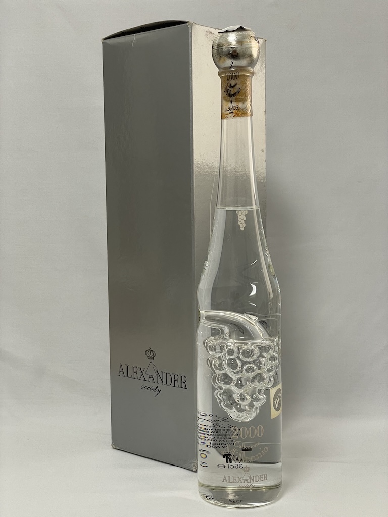 古酒 未開栓 ボッテガ アレキサンダー グラッパ 350ml 100ml 38% 2本セット BOTTEGA ALEXANDER GRAPPA ミレニアム限定ボトル