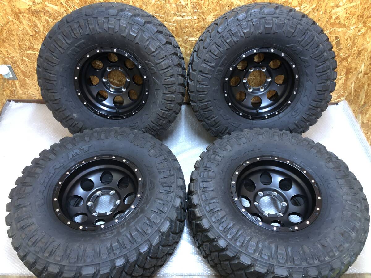 ☆ M/T ミッキートンプソン 風(fēng) 15インチ 8J -20 アルミ ホイール 139.7 MAXXIS マキシス 33×12.50R15 ハイラックス FJクルーザー ランクル