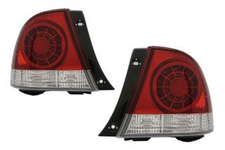 テールランプ LED レッド＆クリスタル アルテッツア 10系 1998～2005 セダン