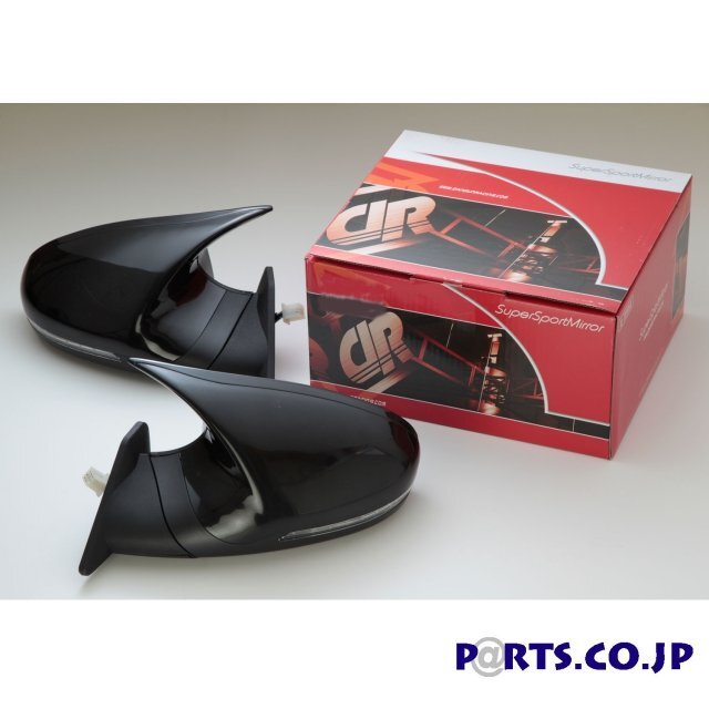 ドアミラー サイトミラー GTSミラー LED ブラック 電動格納 ミラー面電動調整 左ハンドル フォルクスワーゲン パサート 3B系 [1997-2006]