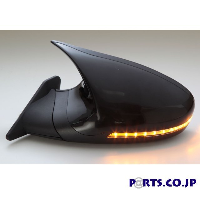 ドアミラー サイトミラー GTSミラー LED ブラック 電動格納 ミラー面電動調整 左ハンドル フォルクスワーゲン パサート 3B系 [1997-2006]