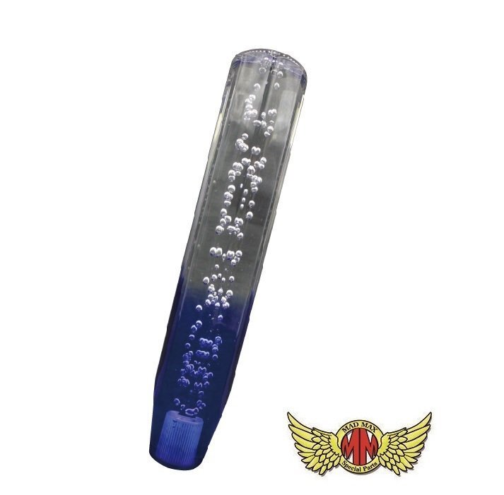 MADMAX トラック用品 クリスタル シフトノブ 泡 250mm クリア/ブルー 12x1.25/変換アダプター付 10x1.25 8x1.25【送料800円】