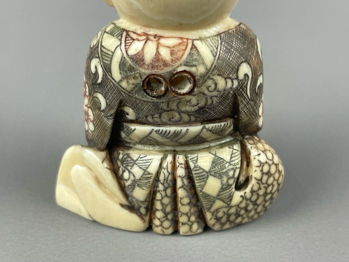  первоклассный товар высококлассный материалы времена netsuke Zaimei Matsuyama произведение [ родители .. ..] натуральный материалы маленький . скульптура античный .. предмет автор предмет антиквариат товар .. предмет старый изобразительное искусство украшение 