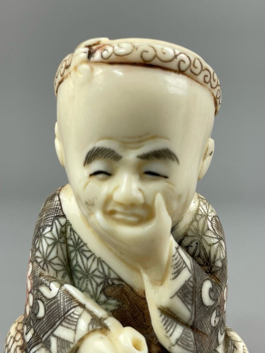 первоклассный товар высококлассный материалы времена netsuke Zaimei Matsuyama произведение [ родители .. ..] натуральный материалы маленький . скульптура античный .. предмет автор предмет антиквариат товар .. предмет старый изобразительное искусство украшение 