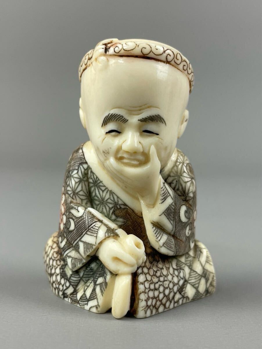 первоклассный товар высококлассный материалы времена netsuke Zaimei Matsuyama произведение [ родители .. ..] натуральный материалы маленький . скульптура античный .. предмет автор предмет антиквариат товар .. предмет старый изобразительное искусство украшение 