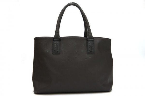 【使用わずか】 ボッテガヴェネタ BOTTEGA BENETA マルコポーロ ビジネスバッグ トートバッグ ブラウン PVC A4 大容量 メンズ 547