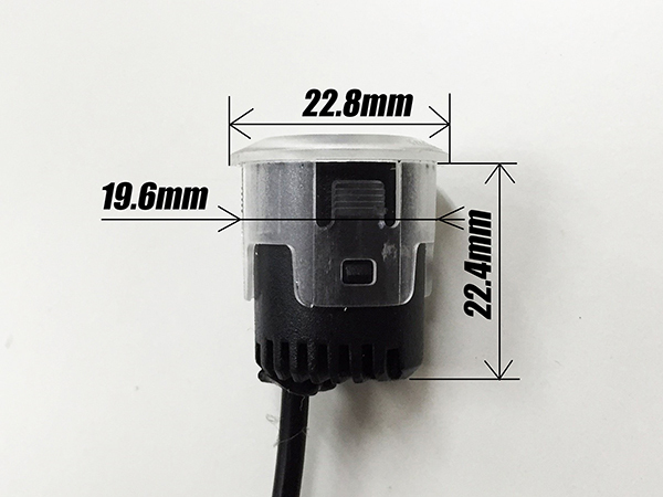 CREE制LED 5連 スポット LEDデイライト 埋め込み 汎用 スモーク