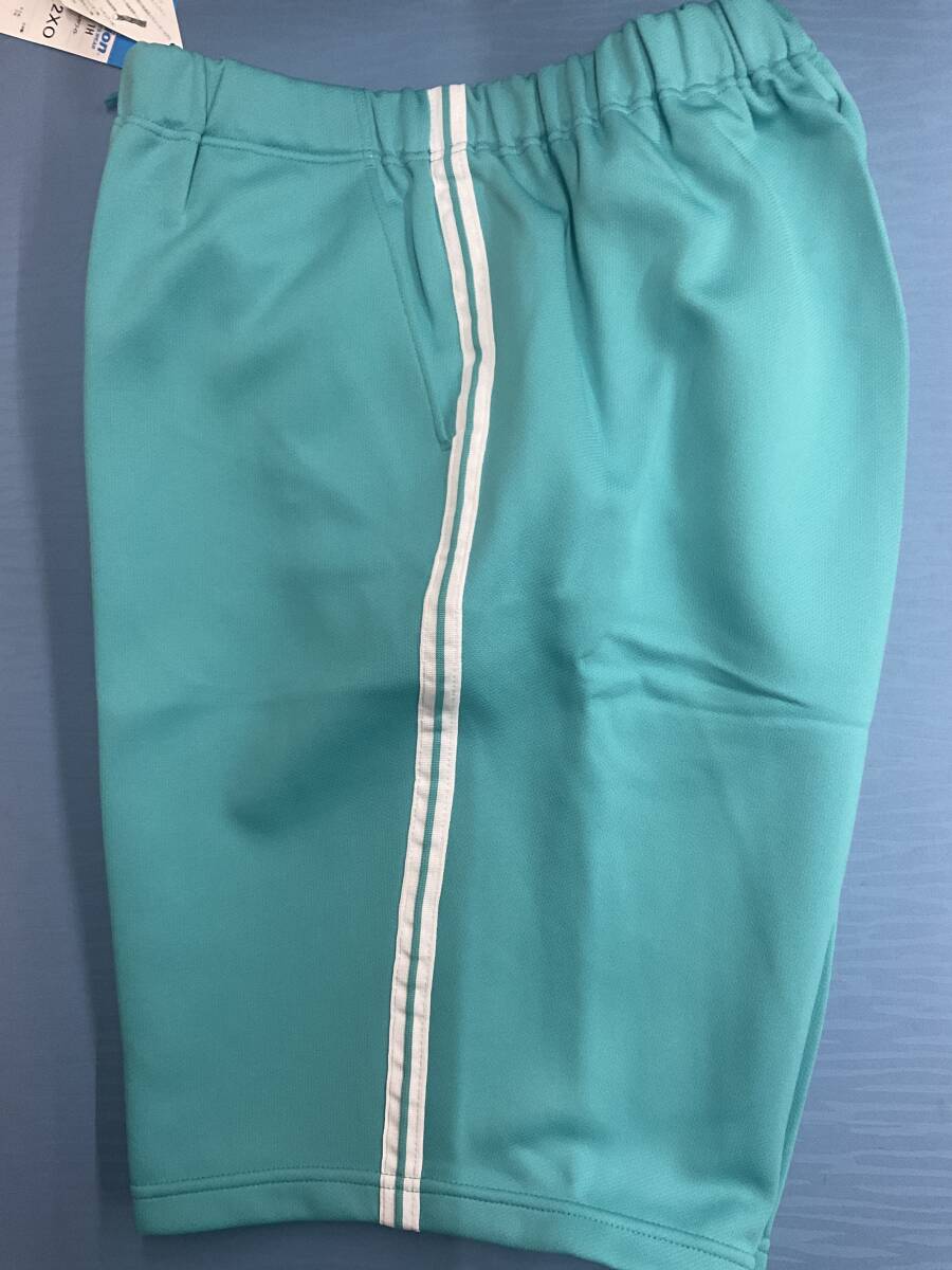 2XO ヒットユニオン 超 特大 神奈川県 相模女子 體操著 體操服 ミントグリーン × ホワイト 白 2本 ライン 激レア 即決 早い者勝ち 送無料