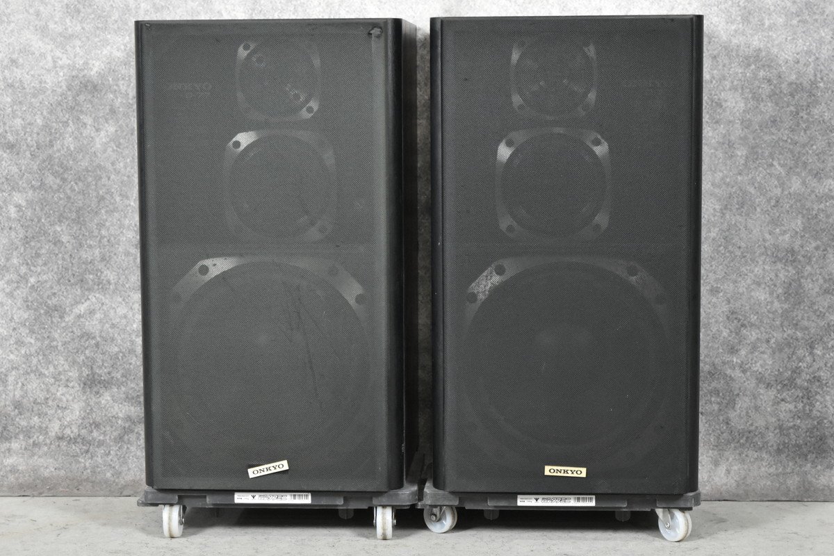 【D】ONKYO D-77 スピーカーペア オンキョー 3058300