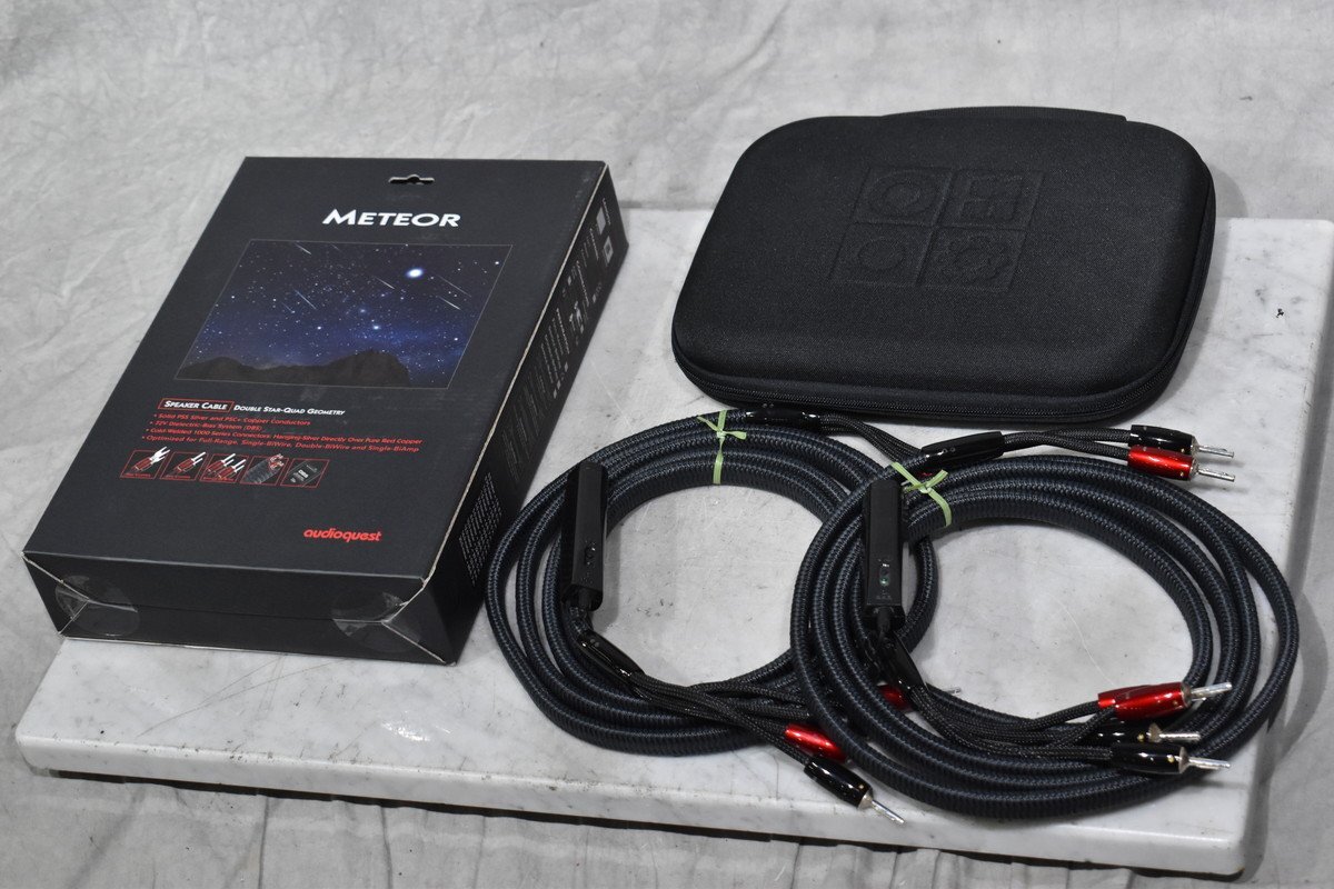 【C】audioquest Meteor スピーカーケーブル ペア オーディオクエスト 3054255【送料無料!!】