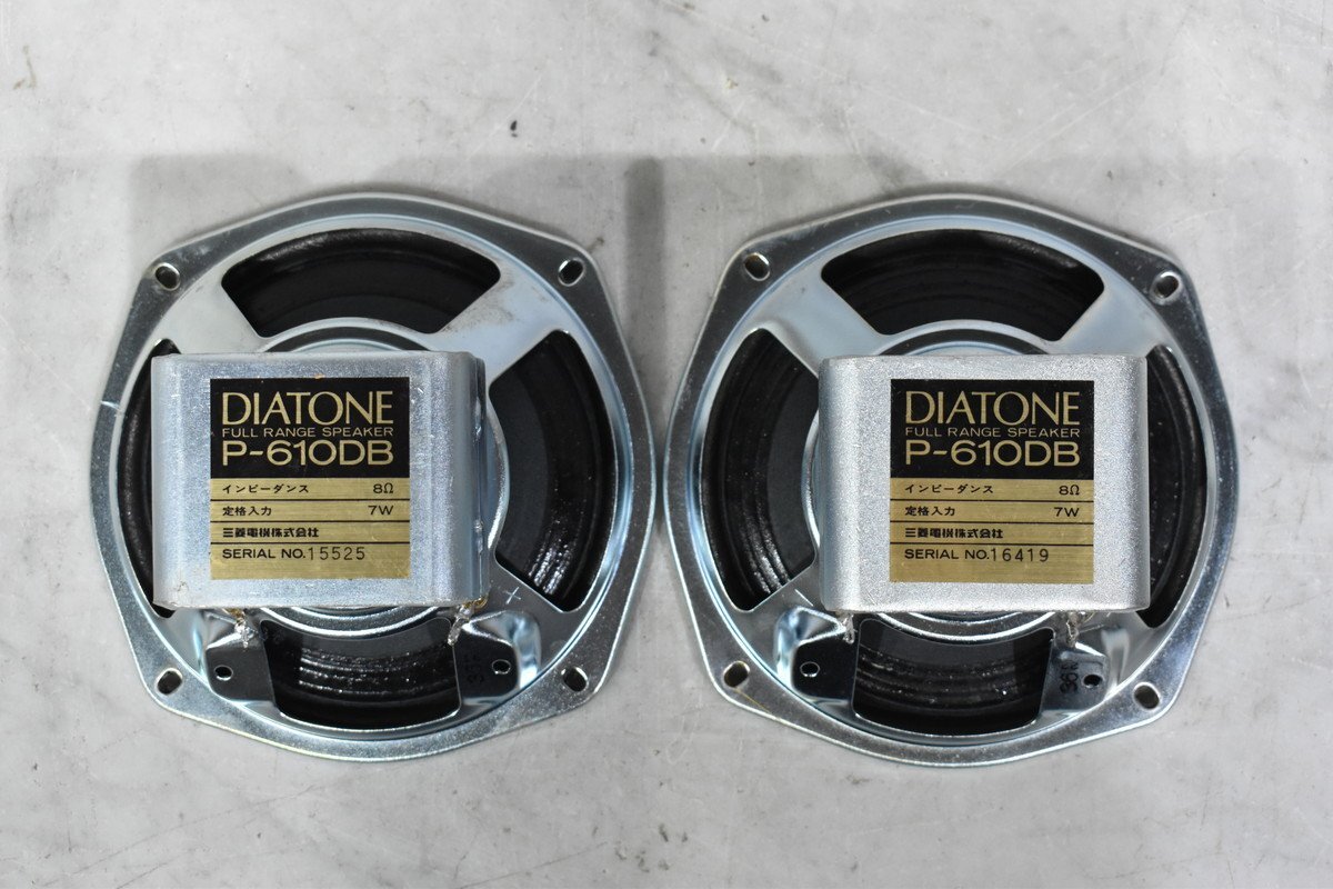 【C】DIATONE P-610DB スピーカーユニットペア ダイヤトーン ① 3056219