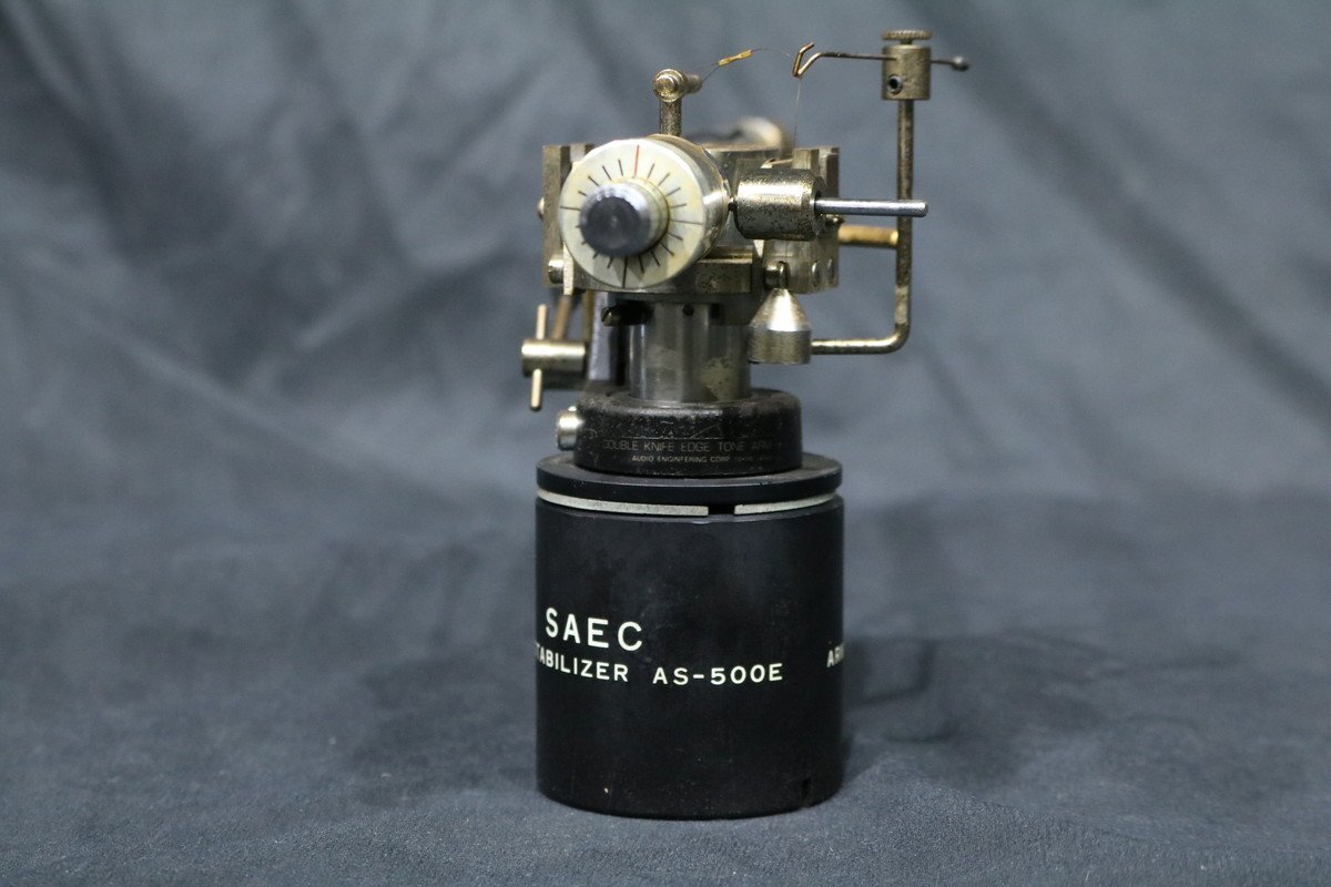 【D】SAEC WE-308 トーンアーム レコードプレーヤー オーディオ AS-500E アームスタビライザー サエク 3039502