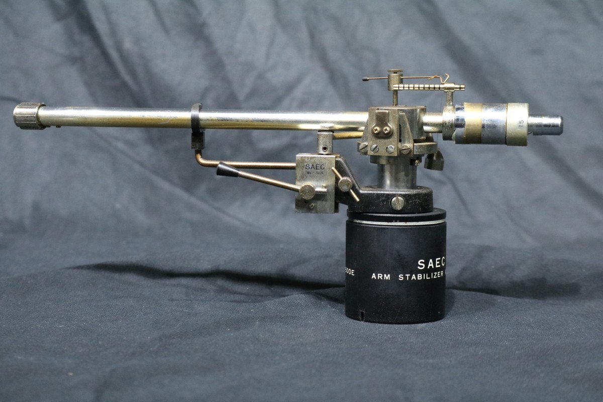 【D】SAEC WE-308 トーンアーム レコードプレーヤー オーディオ AS-500E アームスタビライザー サエク 3039502