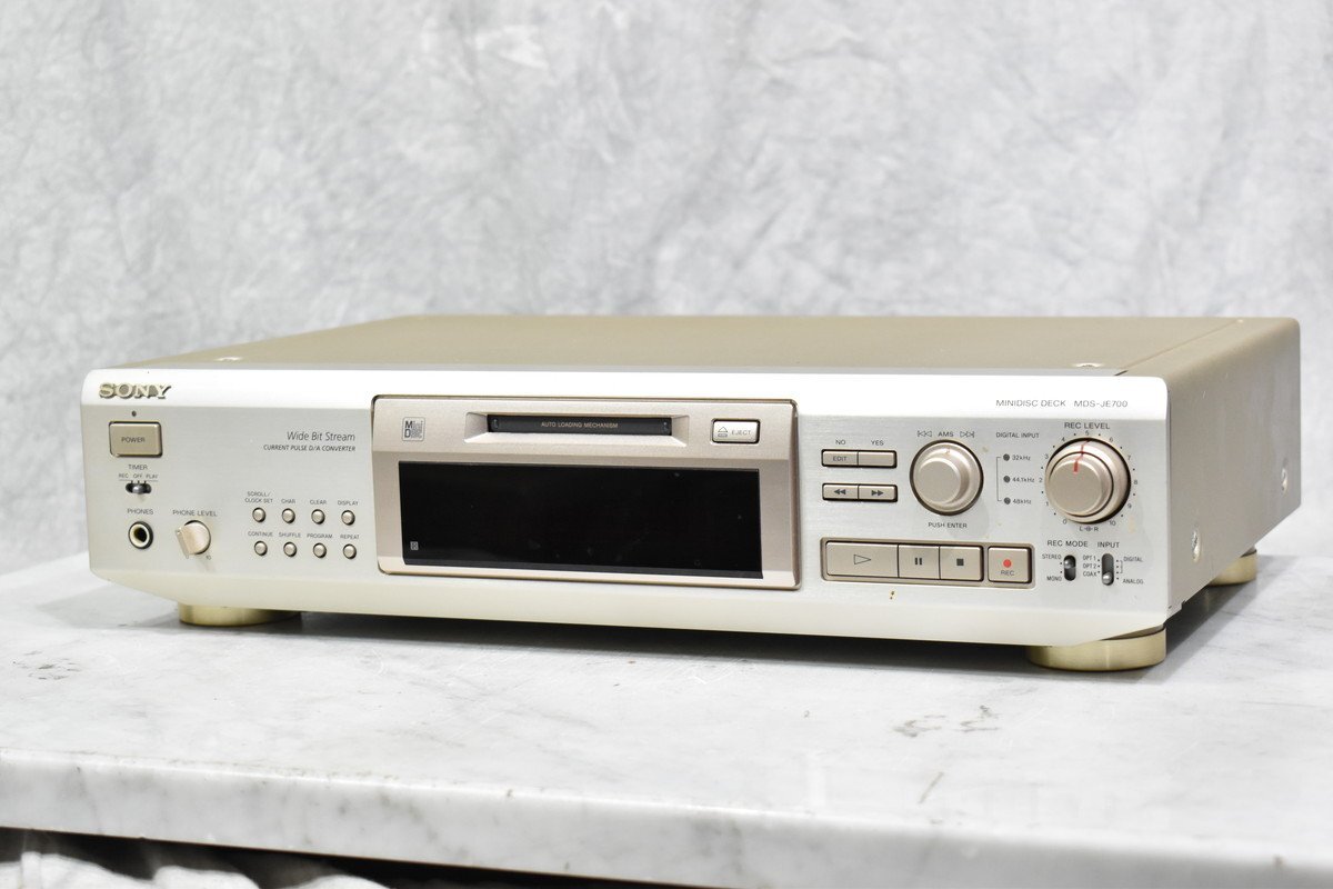 【J】SONY MDS-JE700 MDデッキ ソニー 3059180