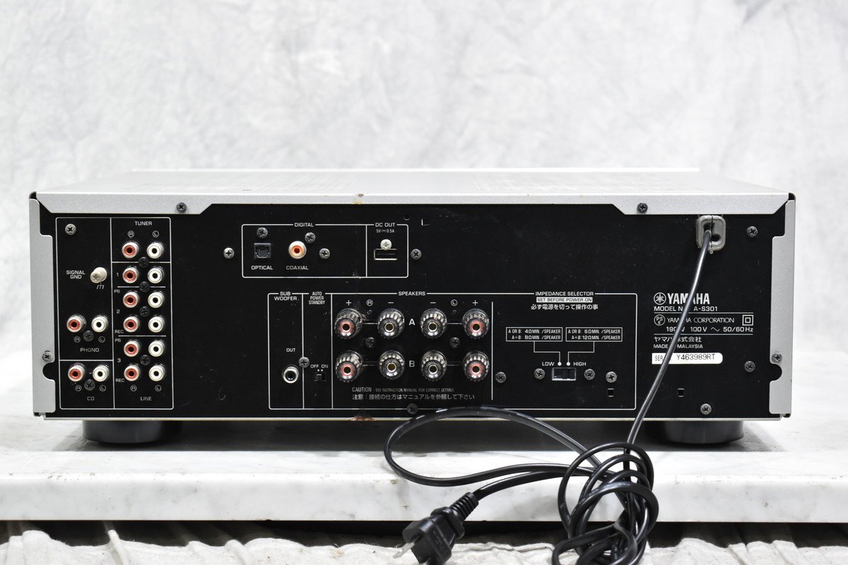 【D】YAMAHA A-S301 プリメインアンプ ヤマハ 3059927