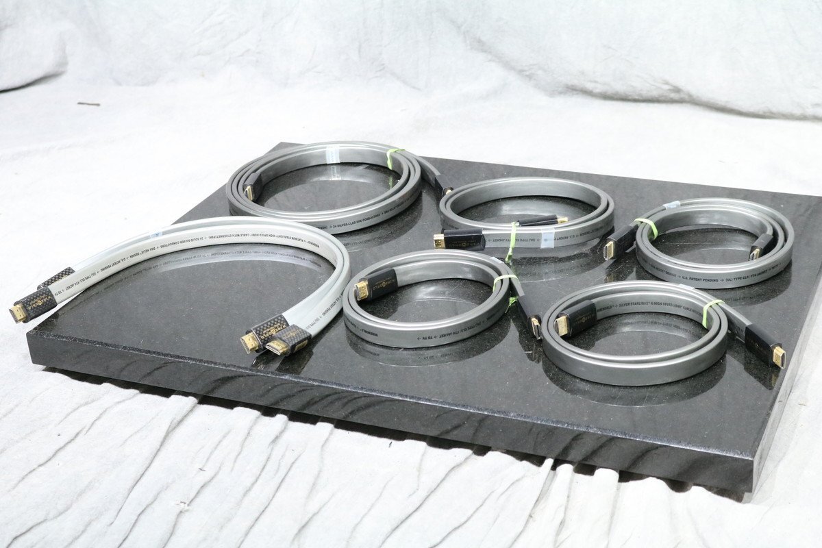 【C】WIREWORLD SILVER STARLIGHT6 HDMIケーブル ワイヤーワールド 約0.5ｍ/1.0ｍ/1.5ｍ 7本セット 3059324
