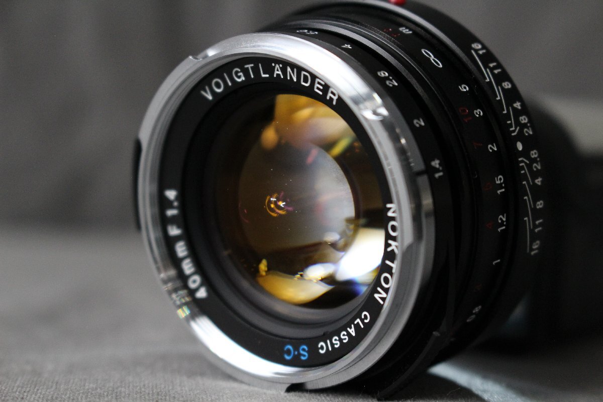 【B】 VOIGTLANDER NOKTON 40mm F1.4 単焦點(diǎn)レンズ フォクトレンダー 3054611