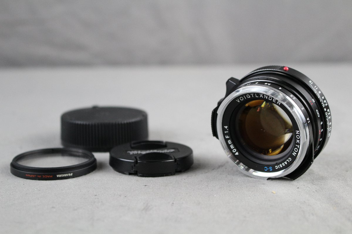 【B】 VOIGTLANDER NOKTON 40mm F1.4 単焦點(diǎn)レンズ フォクトレンダー 3054611