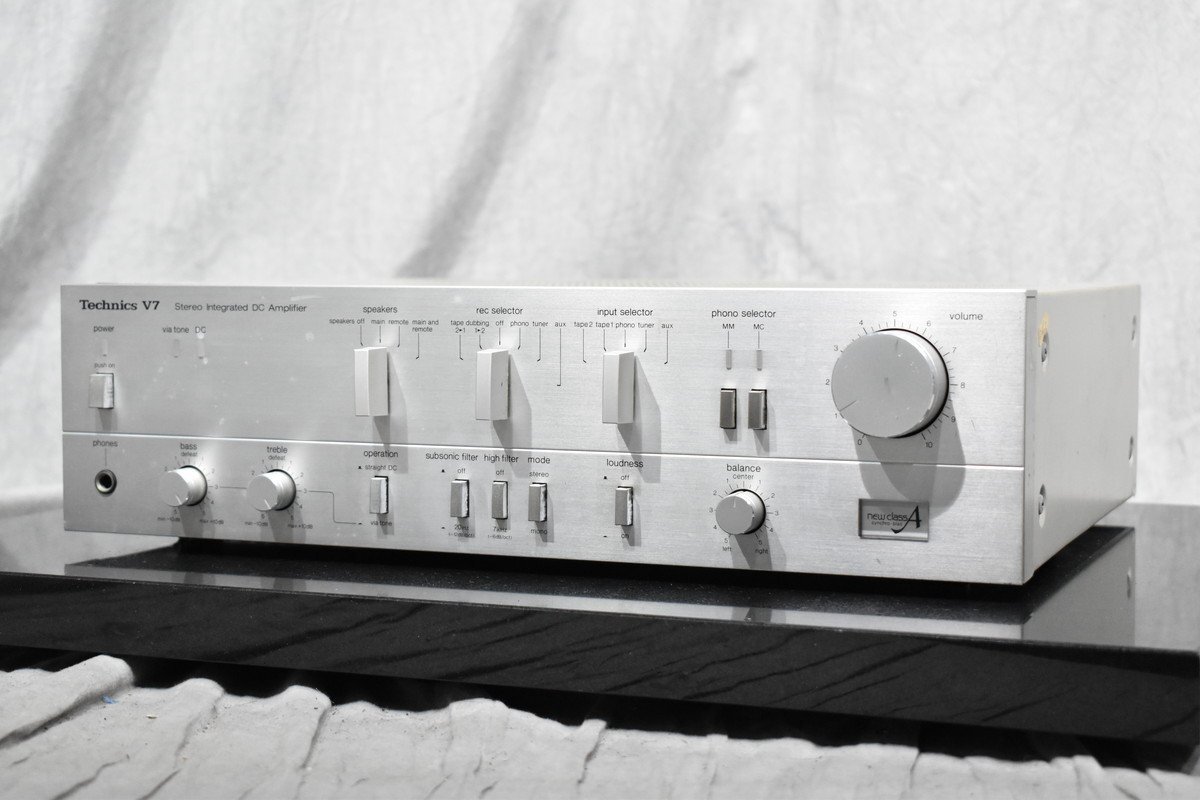 Yahoo!オークション - 【J】Technics SU-V7 プリメインアンプ