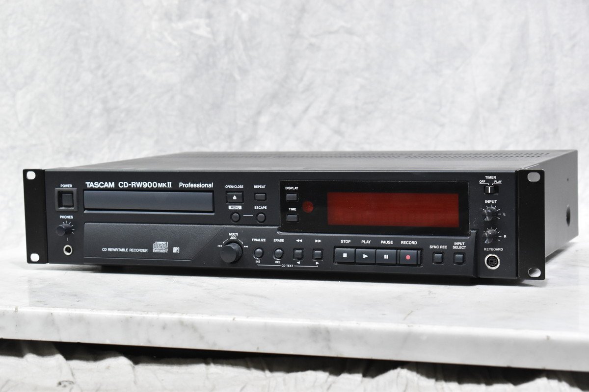 J】TASCAM CD-RW900 MKII CDレコーダー タスカム 3060286