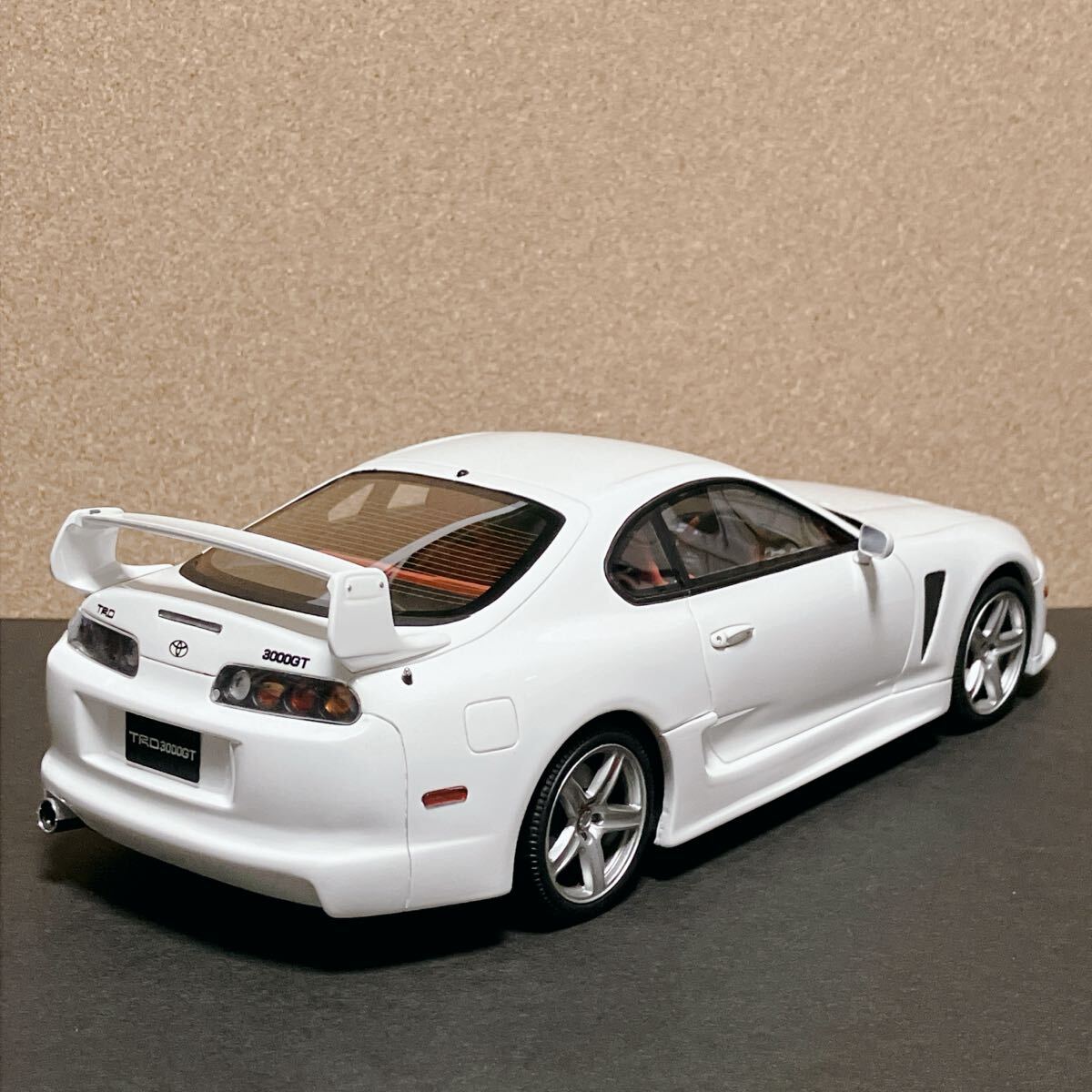 TRD ミニカー 2003年製 ホワイト 匿名取引・送料無料 京商 OTTO mobile 1/18スケール TRD 3000GT