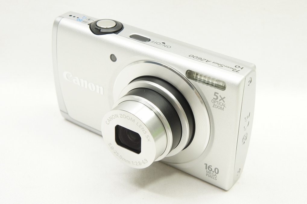 [.. заявление выпуск ] прекрасный товар Canon Canon PowerShot A2600 компактный цифровой фотоаппарат серебряный [ Alps камера ]250515a