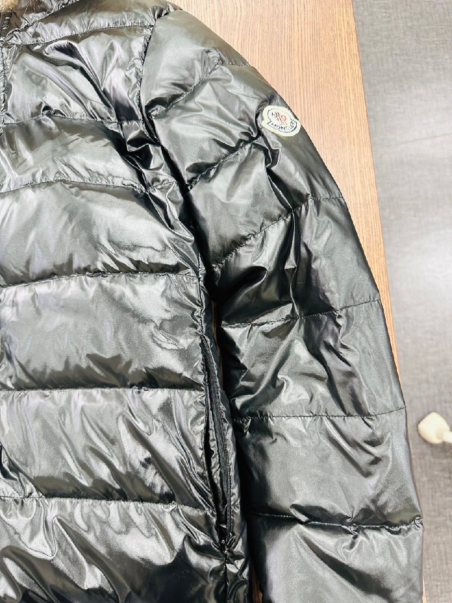 【モンクレール MONCLER 正規(guī)品 ダウンジャケット ロングコート ベルト付き レディース ナイロン 古著】中古品