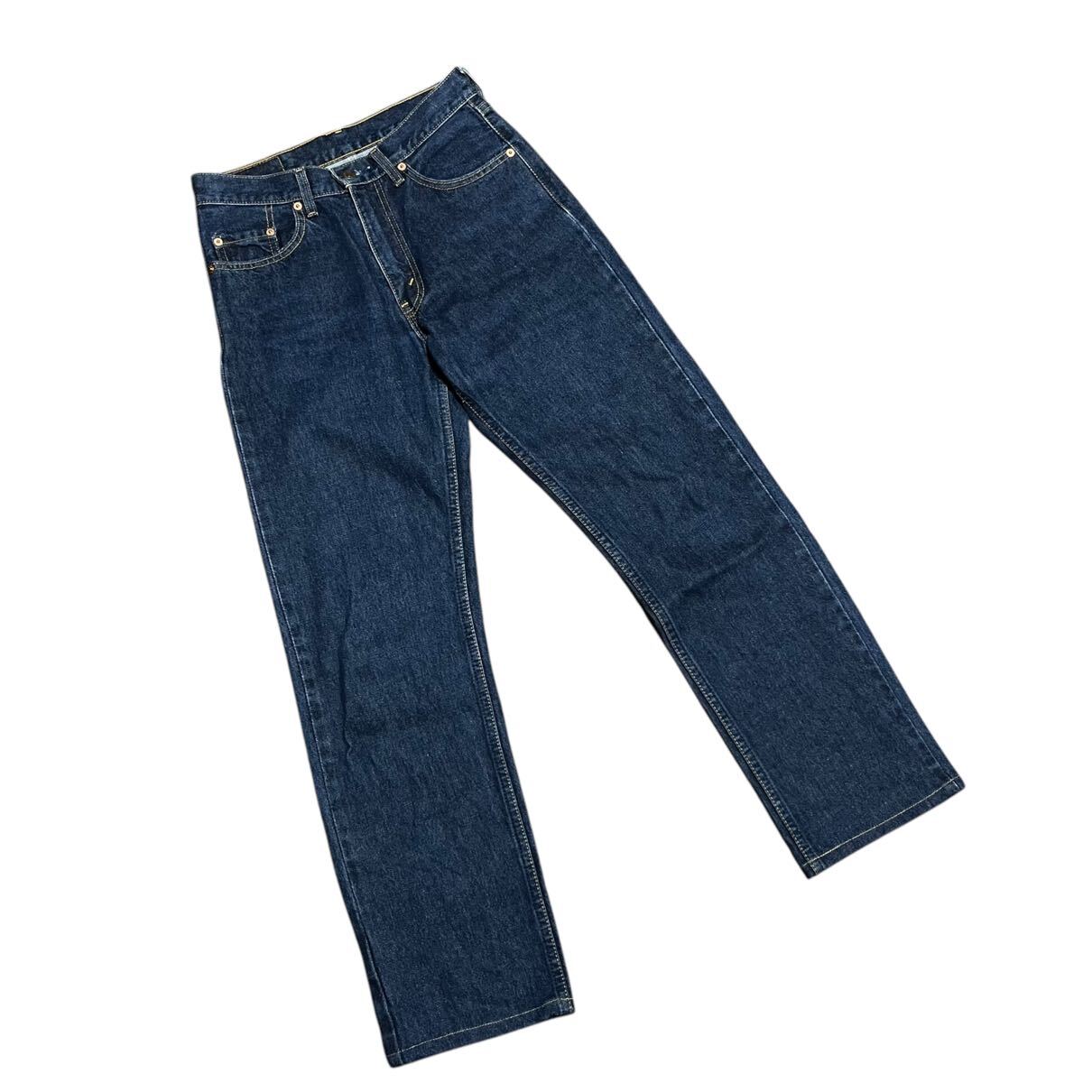 ※2 【格安送料】Levi's 557 リーバイス 5ポケットデニムパンツ ネイビー 濃紺 スリムストレート コットン100% 表記W27