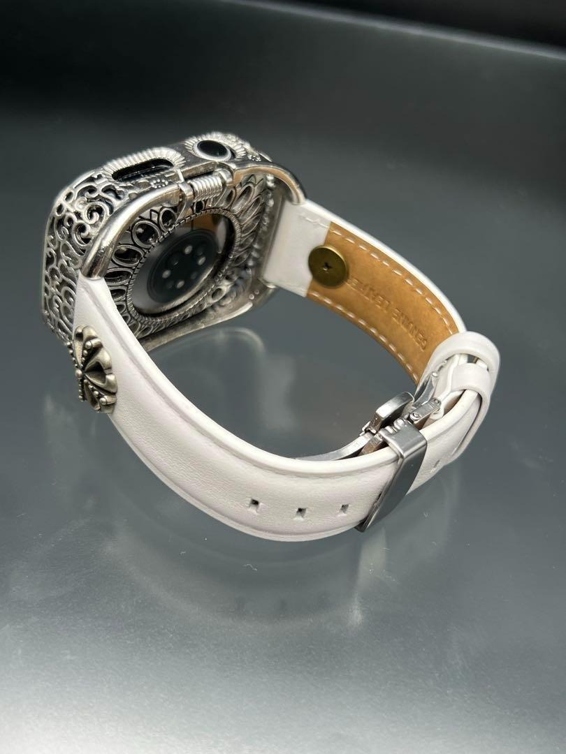 アップルウォッチ ウルトラ 49mm メタルケース x ベルト クロスチャーム_画像8