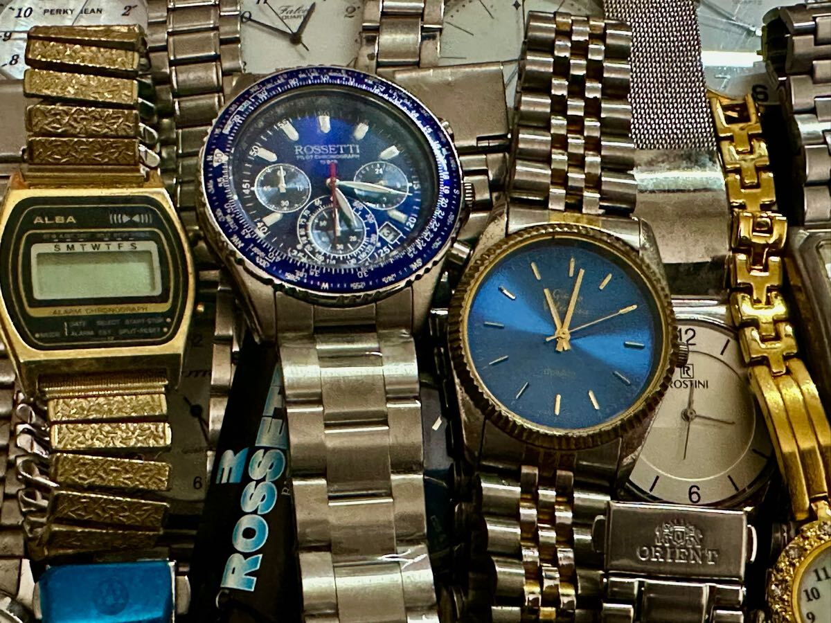 約300點(diǎn) セイコー?シチズン?カシオ 海外ブランド他 SEIKO?CITIZEN?CASIO 大量腕時(shí)計(jì) まとめ売り ジャンク 、、a