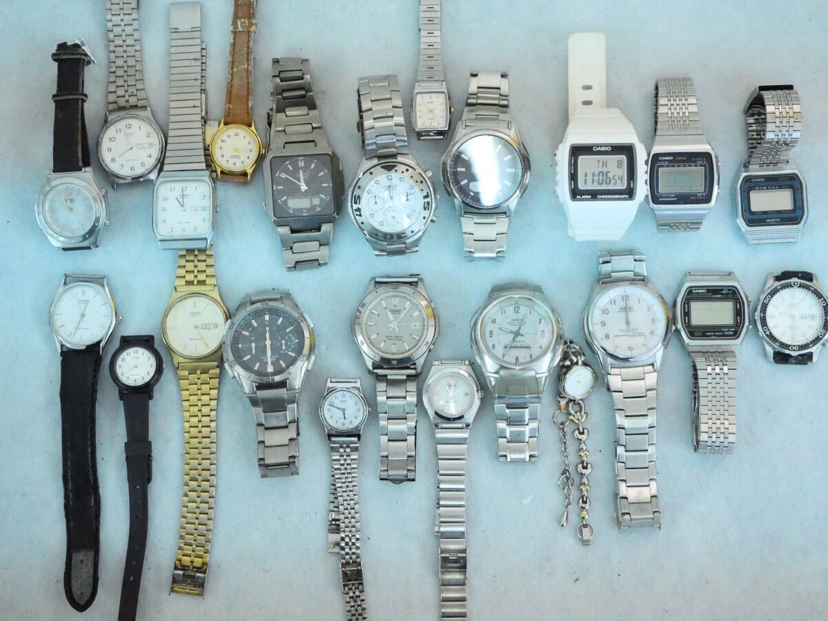 【Y18】★60サイズ CASIO カシオ 腕時計 時計 クォーツ 動作未確認 未検品 大量 まとめ売りまとめTIA