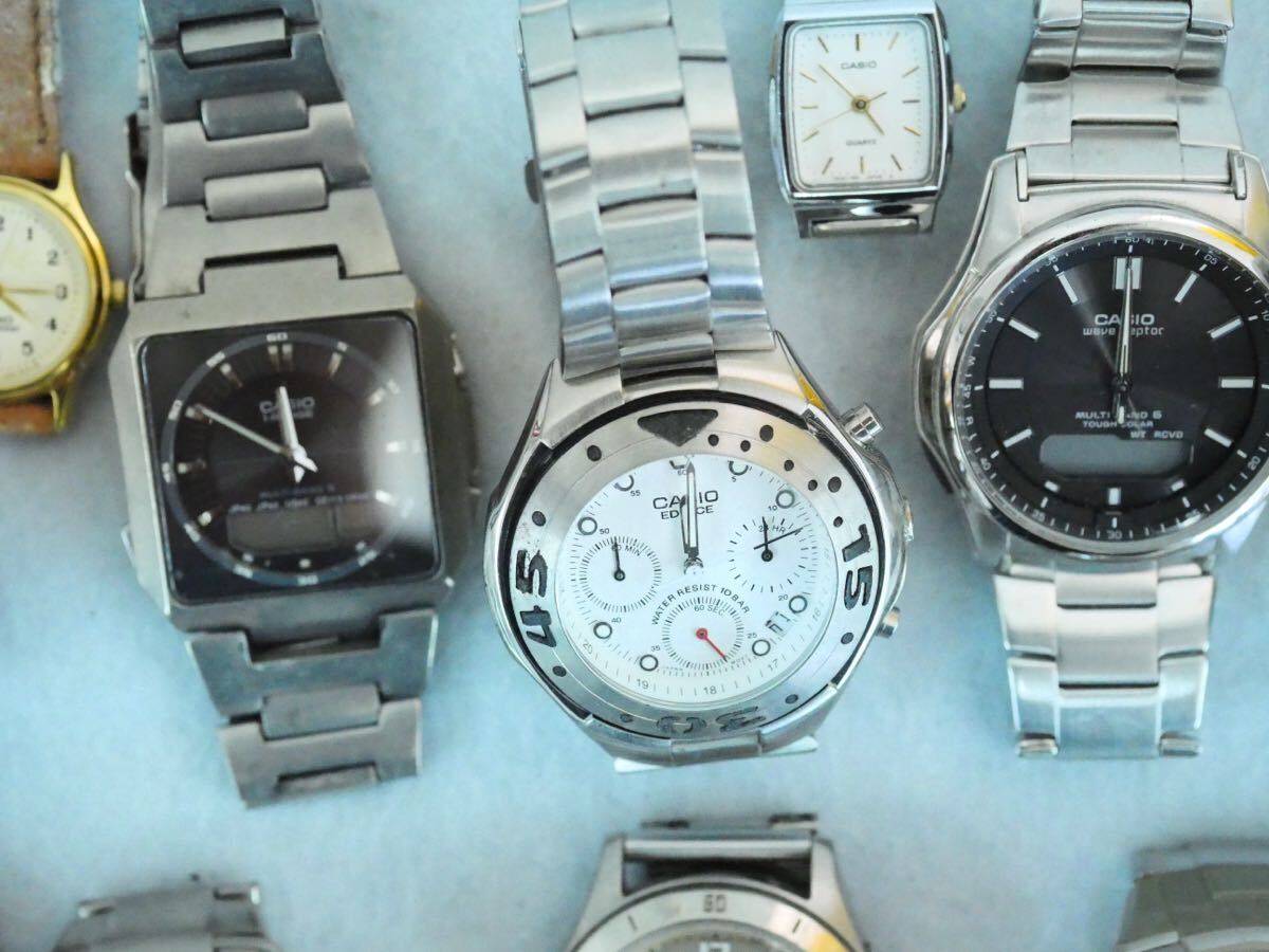 【Y18】★60サイズ CASIO カシオ 腕時計 時計 クォーツ 動作未確認 未検品 大量 まとめ売りまとめTIA