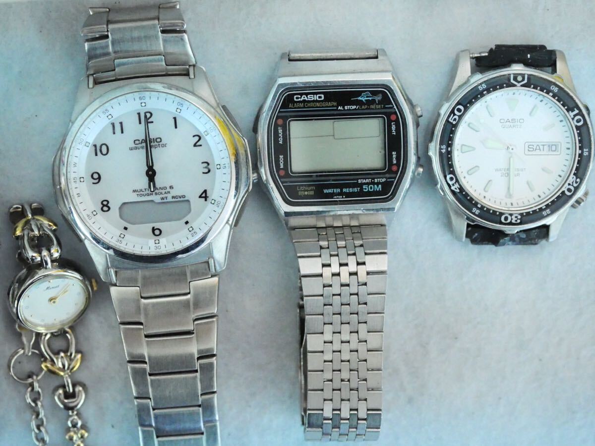 【Y18】★60サイズ CASIO カシオ 腕時計 時計 クォーツ 動作未確認 未検品 大量 まとめ売りまとめTIA