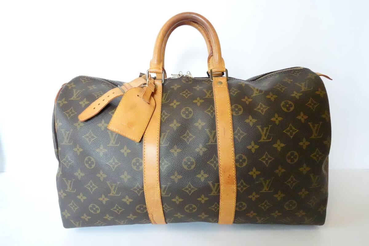 LOUIS VUITTON ルイヴィトン モノグラム ボストンバッグ キーポル45 M41428