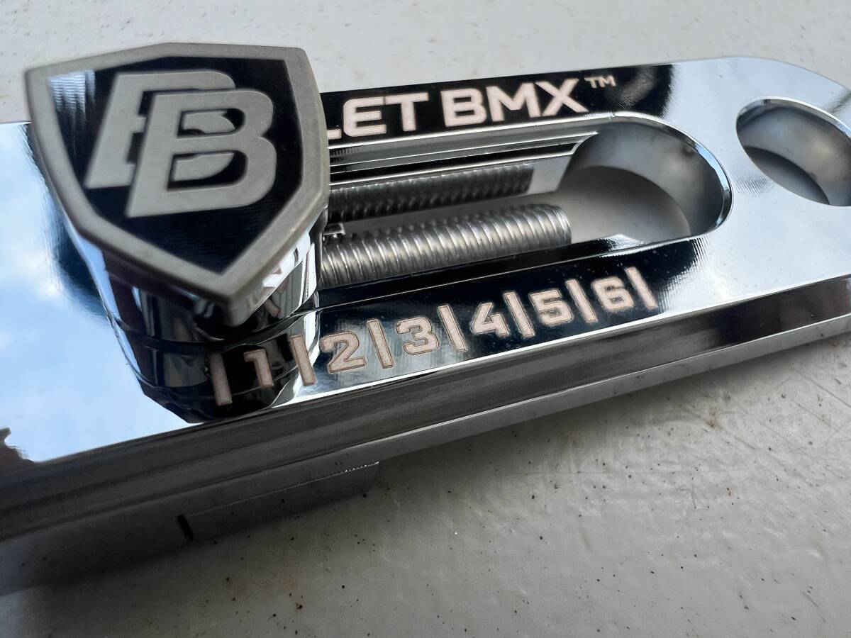 USA Billet BMX チェーンテンショナー 3/8インチ 10mm アクセル クローム鍍金 左右 USDM BMX MTB GT KUWAHARA 國內(nèi)在庫 即納