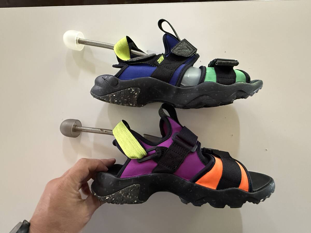  Nike Canyon комфорт пляж спорт сандалии чёрный мульти- CW6210-074 NIKE CANYON SANDAL 25cm унисекс для мужчин и женщин 