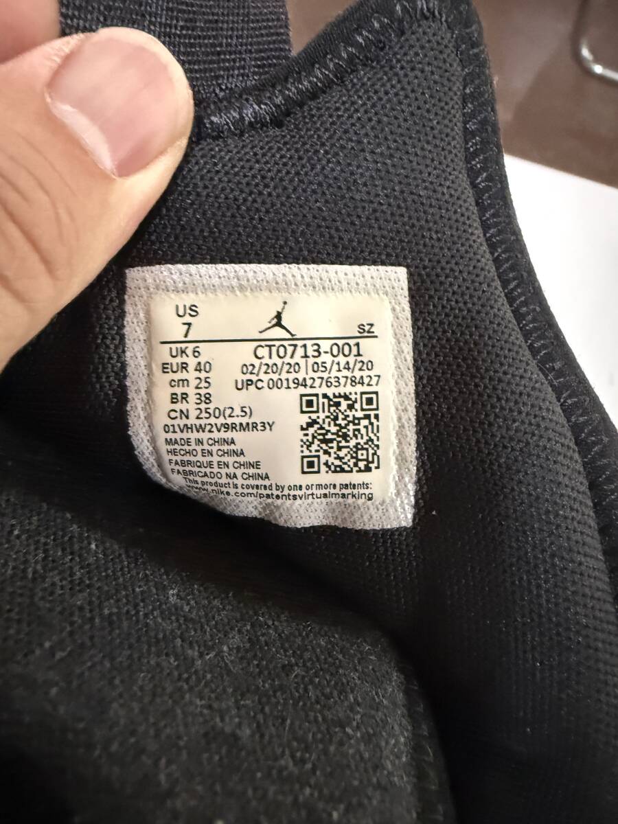 ナイキ NIKE JORDAN CRATER SLIDE ジョーダン クレーター スライド サンダル ベルクロ US8 25.0cm 黒 ブラック CT0713-001 サンダル メンズ