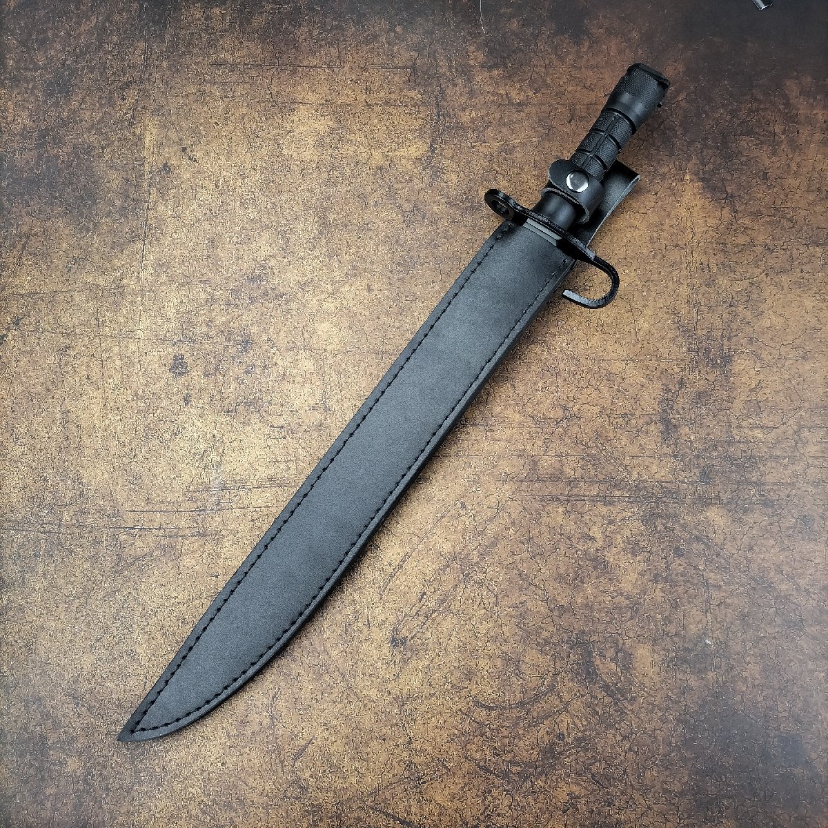全長50CM ナイフ 刃厚さ7mmサバイバルナイフ 薪割り 大工道具